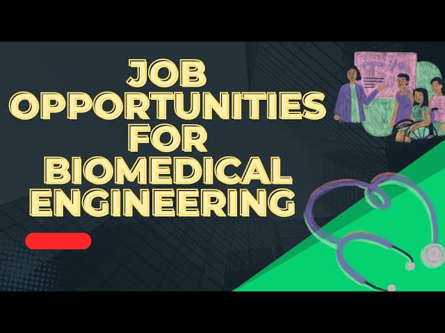 Job Opportunities For Biomedical Engineering | Jobs in Medical Field