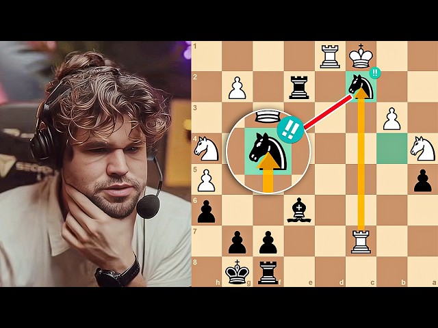 Magnus Carlsen Finds a Brilliant Winning Move!