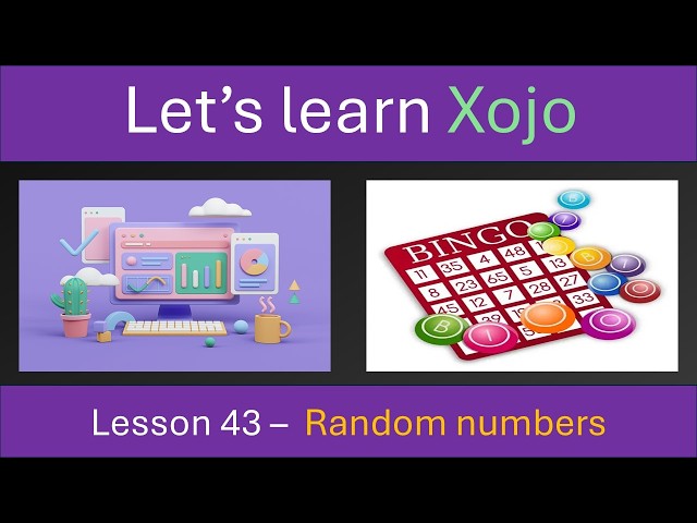 Lesson 43 - random numbers