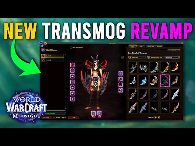 NEW Transmog SYSTEM in WoW Midnight: Outfits Auto-Switch EVERYWHERE!
