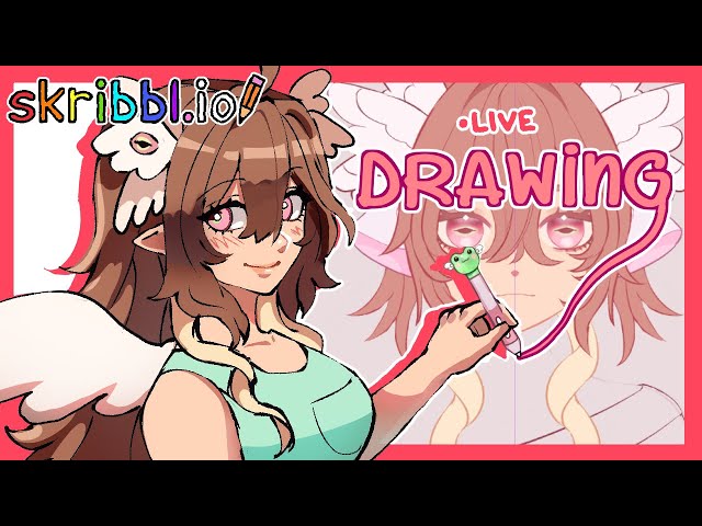 【 Art 】Drawing & Chilling ➜ New Vtuber + Scribbl.io