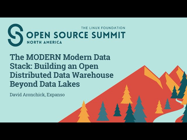 The MODERN Modern Data Stack: Building an Open Distributed Data Warehouse Beyond... David Aronchick