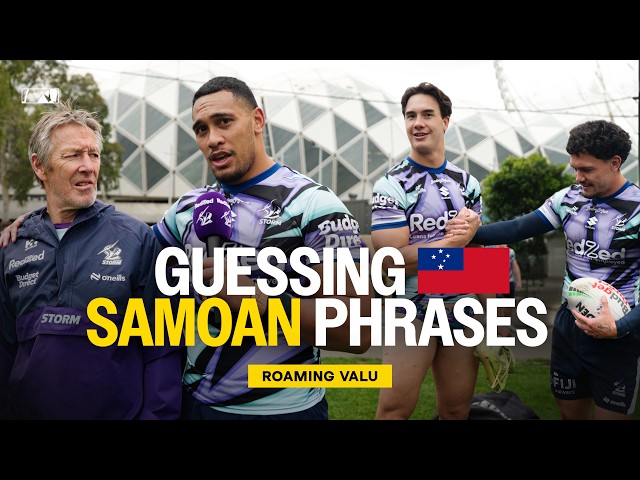 Guess the Samoan phrase challenge with Storm players 🇼🇸 | Roaming Valu