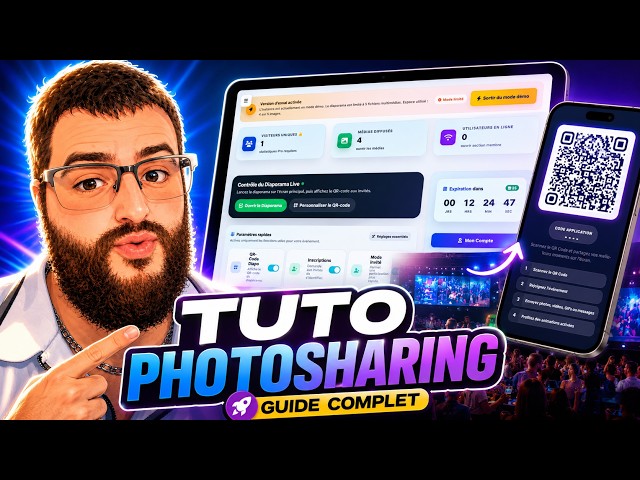 PhotoSharing.fr : le tutoriel | QR Code, photos & diaporama live