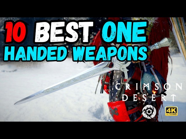 10 Best One Handed Weapons In Crimson Desert 🏹🔥 4K 60FPS #crimsondesert #gamingtips #rpg