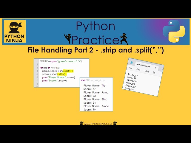 Coding: File Hand Pt2