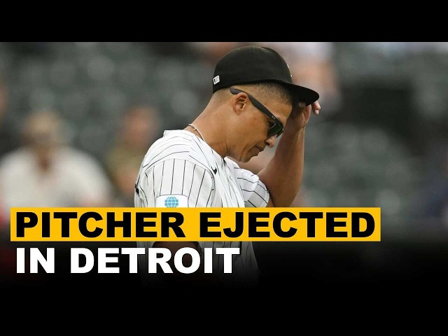 White Sox Pitcher Ejected As Detroit Tigers Dominate Pivotal Series