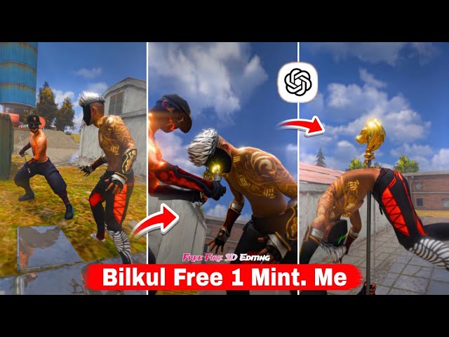 Free Fire 3D Fighting Reels Editing Tutorial | Free Fire 3D Animation Reel Editing | FF Reel Editing