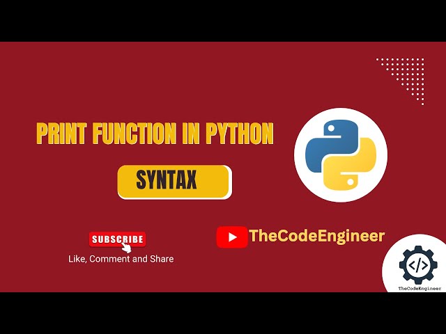 Python print() Function Explained | Python Basics for Beginners