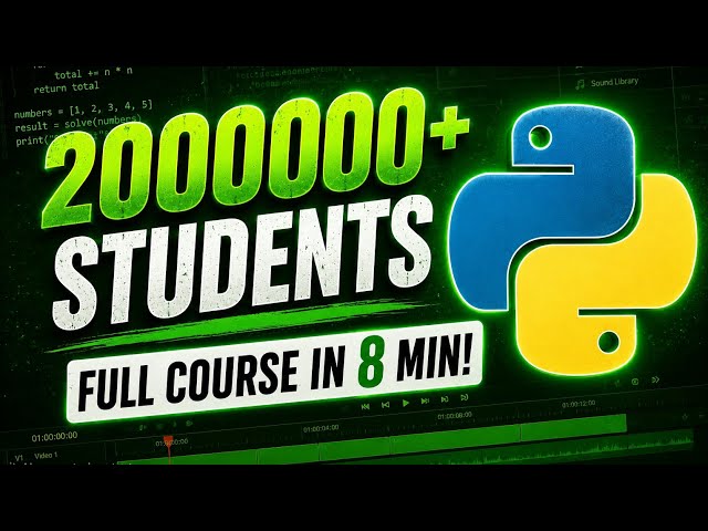 Python: The Complete Bootcamp From Zero to Hero Udemy in 8 min
