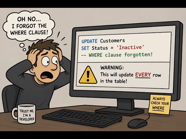 The Ultimate SQL Horror Story: The Missing WHERE Clause
