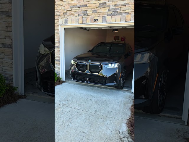 BMW X3 M50 self driving, remote parking assistant, garage exit using  MyBMW app.