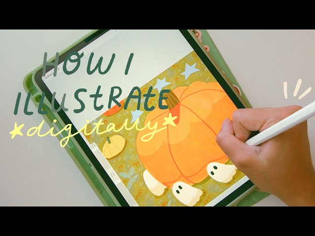 how i digitally draw using procreate! updated process + brushes