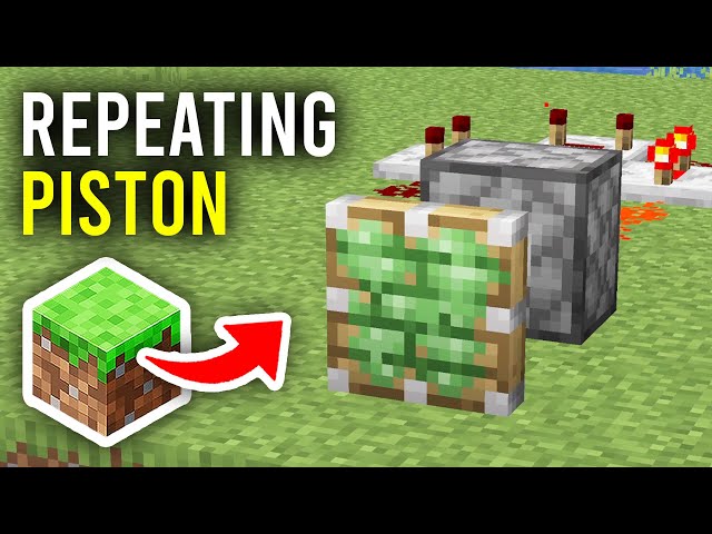 How To Make A Repeating Piston In Minecraft (All Versions) - Full Guide