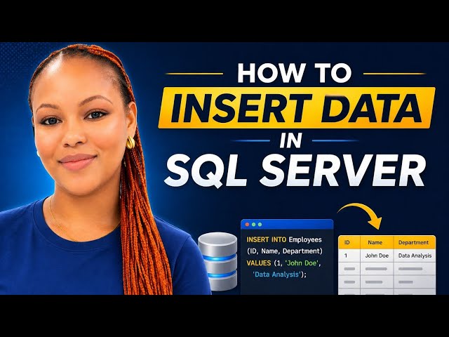 Inserting data into a Table in  SQL | How to Use INSERT INTO (Beginner Guide)