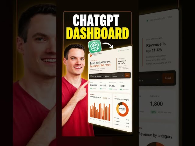 How to Create a Dashboard with ChatGPT 📊 #ChatGPT_partner @OpenAI