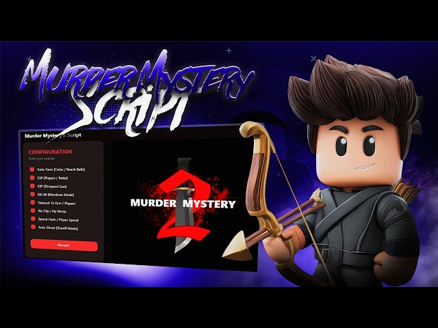 Best Mm2 Script | SUMMER UPDATE AUTO FARM SCRIPT | MURDER MYSTERY 2 SCRIPT | KEYLESS