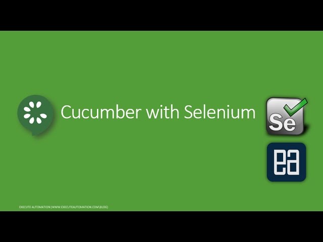 Part 3 - Page Object Model for Selenium for cucumber