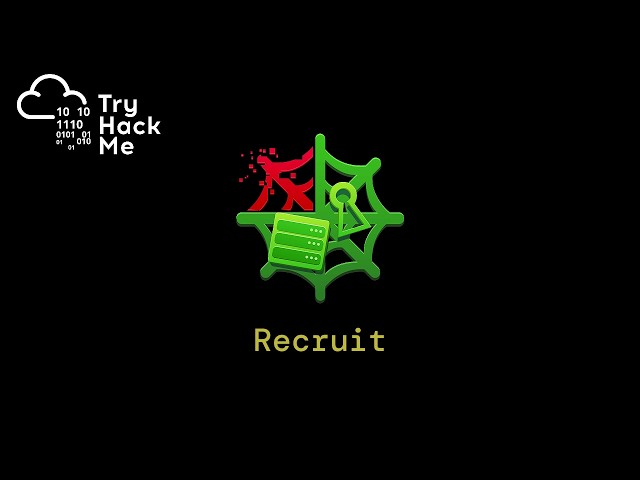 TryHackme Recruit Walkthrough | SQL Injection, Credential Dump & Privilege Escalation