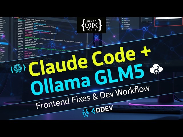 Claude Code and Ollama Hugging Face with GLM5: Vibe Coding for Developers