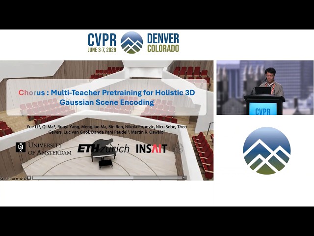 [CVPR'26 Oral] Chorus: Multi-Teacher Pretraining for Holistic 3D Gaussian Scene Encoding