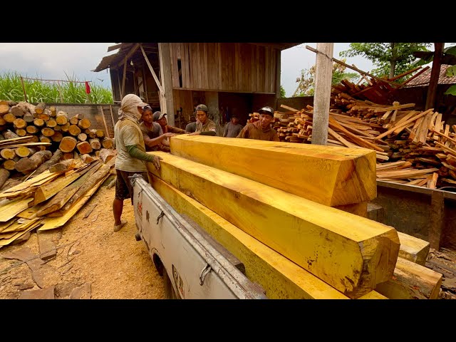 Double Profits!! Just Sawed, This Jackfruit Wood Block Has Already Been Ordered and Sold Out