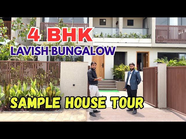 Inside A 4BHK Lavish Bungalow In New Vastral | Full House Tour | #villa
