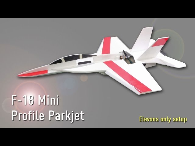 F-18 Mini Profile Parkjet Maiden Flight