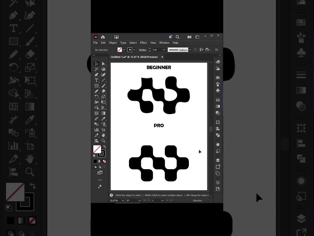 Adobe Illustrator 2026 - Tip to use Shape Builder Tool #rfgraphicsworld
