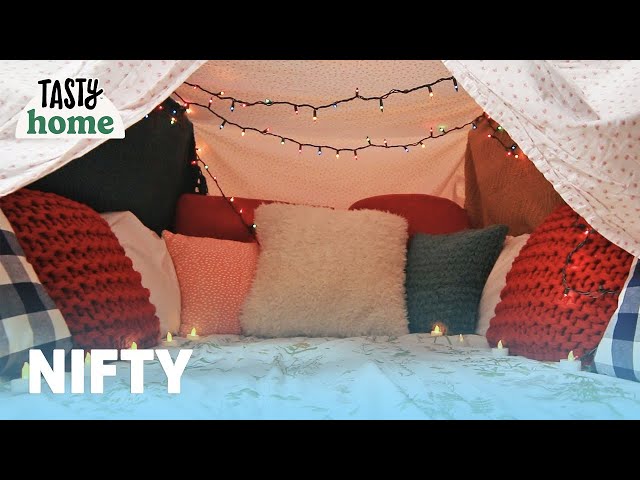 How To Make The Coziest Blanket Fort Ever | Tasty Home