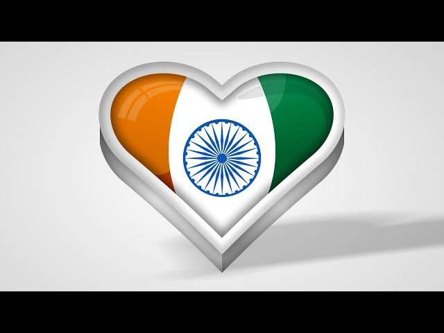 3D Indian Flag Heart Design in CorelDRAW 🇮🇳 | Tricolor Heart Design | 15 August Special