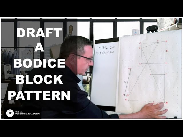 First 4 Classes of: How to Draft a Bodice Block for Beginners — Basic Bodice Pattern Tutorial