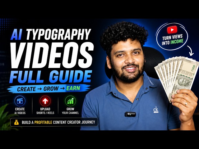 Create Viral AI Typography Videos for Shorts & Reels