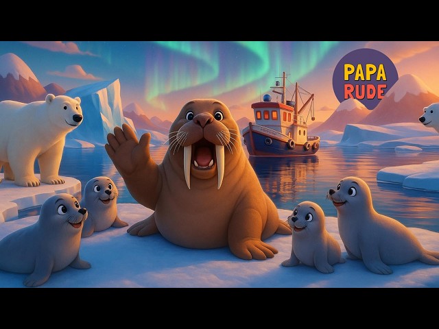 Morsa Jucăușă din Arctica 🧊 Cântece pentru Copii și Grădiniță | Paparude