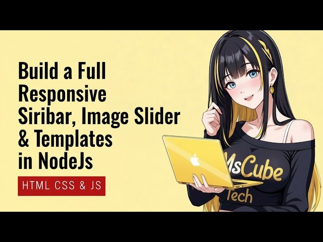 Shocking Website Sidebar, Image Slider | Tutorial  #html 
