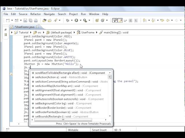 Java programming part 67 GUI : Adding Tool tips to components