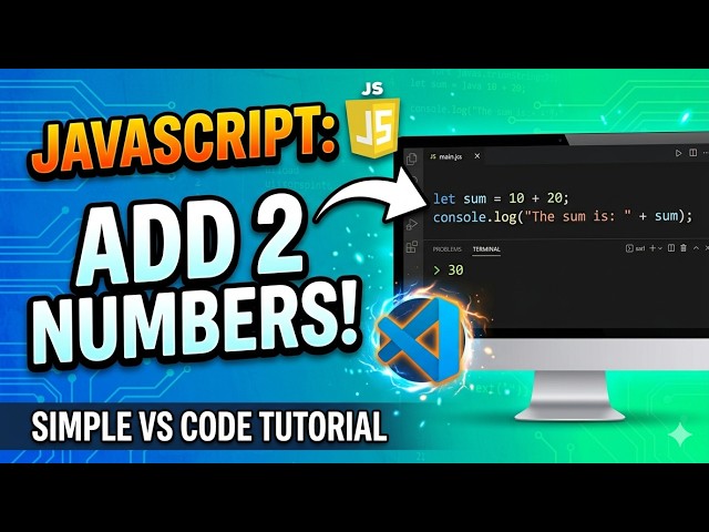 JavaScript Program to add two numbers using arrow function |  explained in both English and Hindi