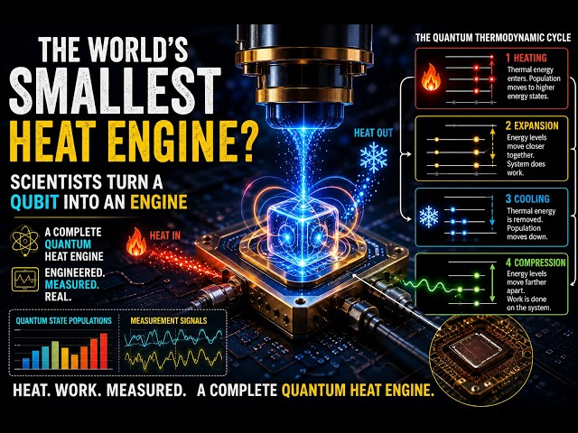 The World's Smallest Heat Engine? Scientists Turn a Qubit Into an Engine