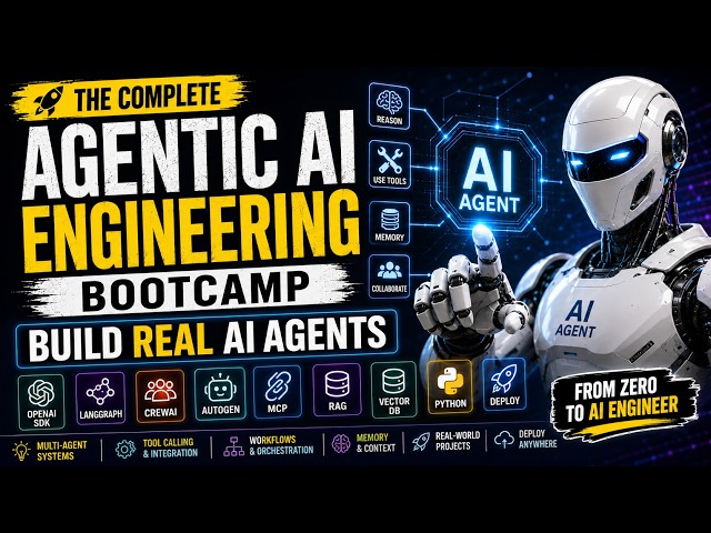 🚀 The Complete Agentic AI Engineering Bootcamp (2026) | Build Real AI Agents | PART IV