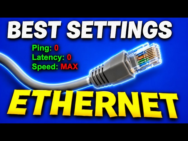 How to Optimize Ethernet for Gaming in 2026🚀| Reduce Ping, Packet Loss & Input Lag on ANY PC