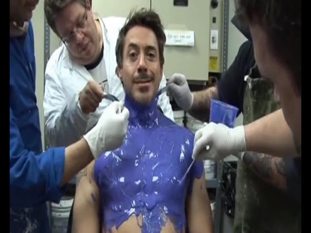 Robert Downey Jr. armadura de 45 kilos