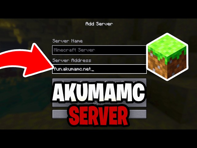 How To Join AkumaMC Server! (Java & Bedrock) - AkumaMC Server IP
