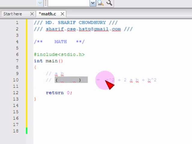 Bangla C programming tutorial -14- Simple math