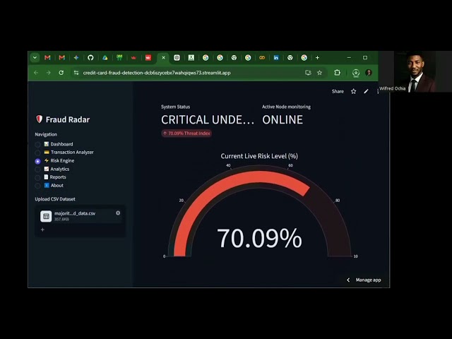 Credit Card Fraud Detection using Machine Learning | Python + Streamlit