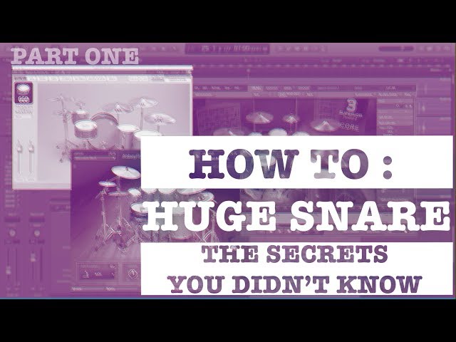 Mixing Tutorial : HUGE Metal / Rock Snare ( The SECRETS You Didn't Know ep01)