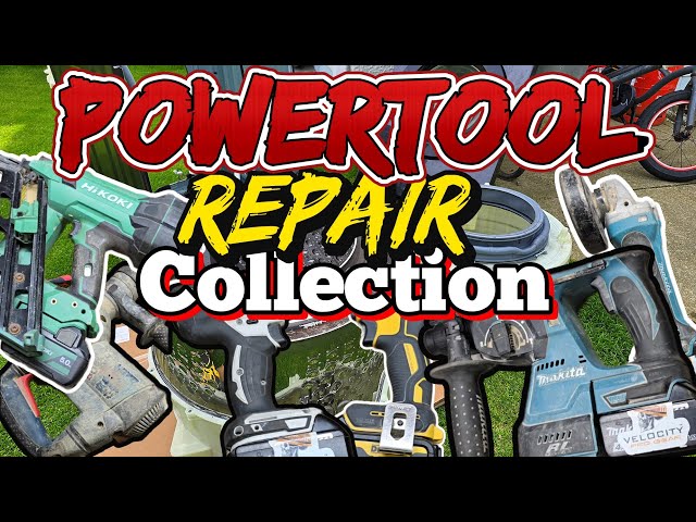 Collaction of Powertool repairs from the past month. 