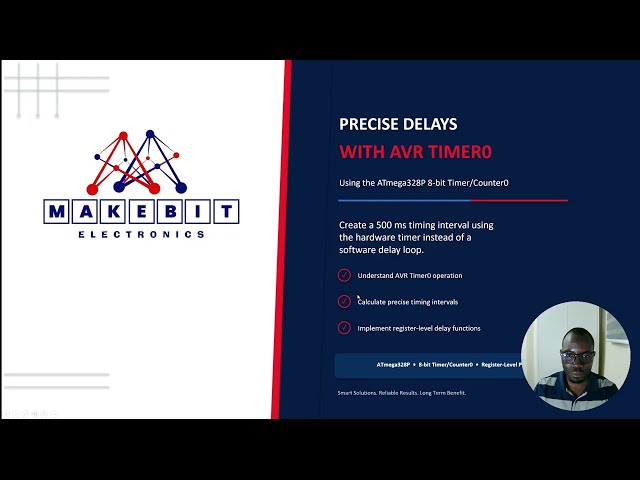 AVR Timer0 Explained | Create Precise Delays Without delay() – ATmega328P Bare-Metal Programming.