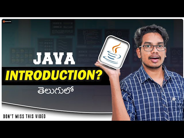 Java Introduction in Telugu