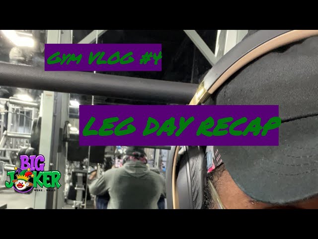 GYM VLOG #4 | LEG DAY CHALLENGES