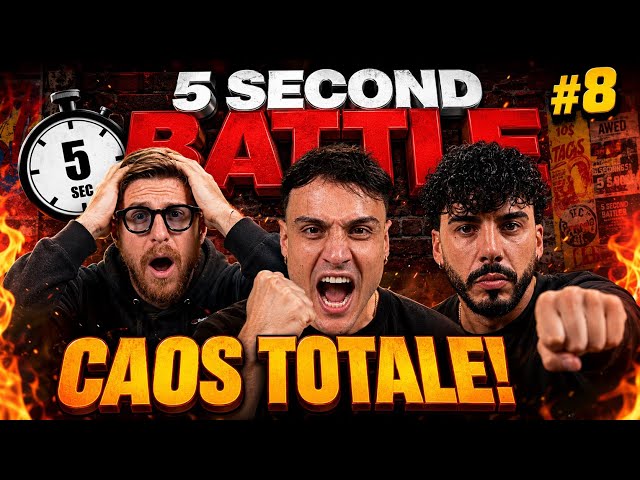 5 SECOND BATTLE #8: UN DISASTRO TOTALE con Riccardo Dose e Dadda